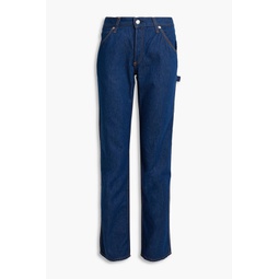 Piper mid-rise straight-leg jeans