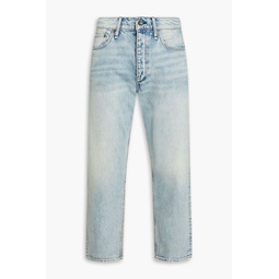 Beck cropped faded denim jeans