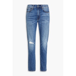 Fit 2 Authentic slim-fit distressed denim jeans