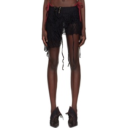 Black Zida Miniskirt 241085F090006
