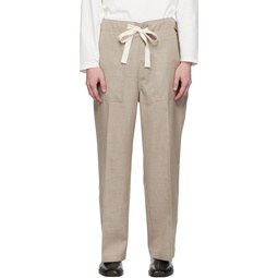 Taupe Karate Trousers 232599M191016