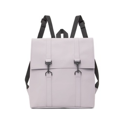 Purple MSN Mini Backpack 241524M166022