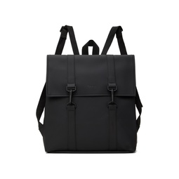 Black MSN Mini Backpack 241524M166023