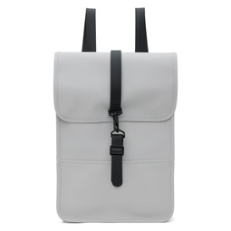 Gray Mini Backpack 232524M166010