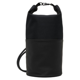 Black Mini Bucket Sling Bag 222524M166013