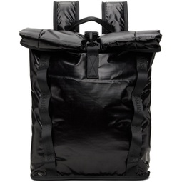 Black Sibu Rolltop Rucksack Mini Backpack 241524M166005
