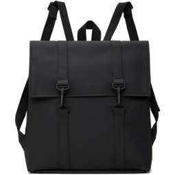 Black MSN Mini Backpack 241524M166023