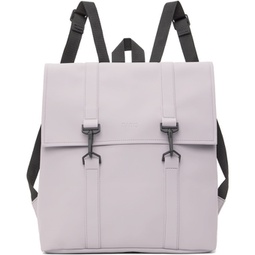 Purple MSN Mini Backpack 241524M166022