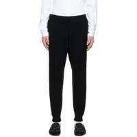 Black Wool Trousers 222261M191000