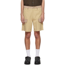 Beige Stubbur Shorts 241504M193002