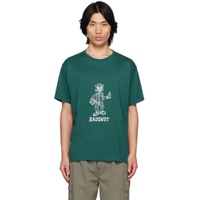 Green Keep Dancing T Shirt 231361M213015