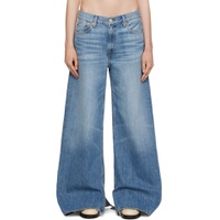Blue Low Rider Loose Jeans 232800F069008