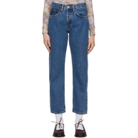 Blue Stove Pipe Jeans 241800F069011