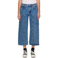 Blue The Shortie Jeans 241800F069003