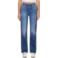 Blue 90s High Rise Jeans 241800F069010