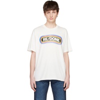 Off White Loose Rainbow T Shirt 231800M213003