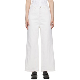 Off White Wide Jeans 231775F069000