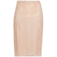 Corded lace pencil skirt