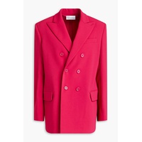 Double-breasted crepe blazer