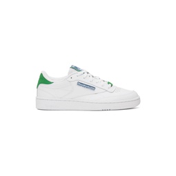 White   Green Club C 85 Sneakers 241749M237040