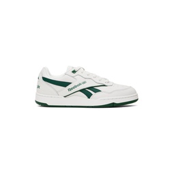White   Green Bb 4000 Ii Basketball Sneakers 241749M237064