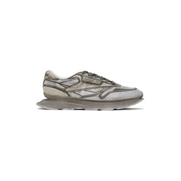 Gray Classic Leather LTD Sneakers 241749M237082