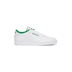 White   Green Club C 85 Sneakers 231749M237080