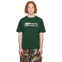 Green RCI Printing T Shirt 232115M213009