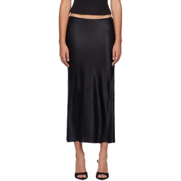 Black Layla Maxi Skirt 241892F093006