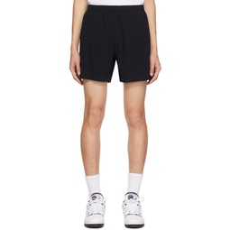 Black Running Shorts 241027M193001