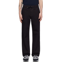 Black Rugby Trousers 241027M191000