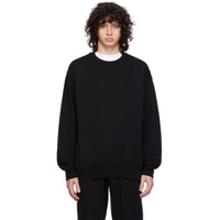 Black Relaxed Sweatshirt 241027M204001