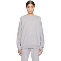 Gray Midweight Sweatshirt 241027M204002