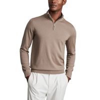 Blackhall Merino Wool Slim Fit Quarter Zip Mock Neck Sweater