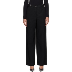 Black Belted Trousers 241985F087002