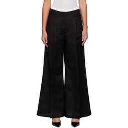 Black Suiting Trousers 241985F087004