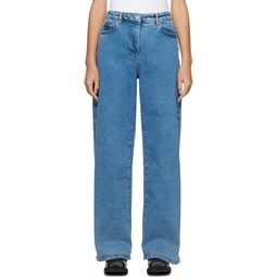 Blue Cocoon Jeans 241985F069000