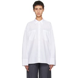 White Classic Shirt 241985F109000