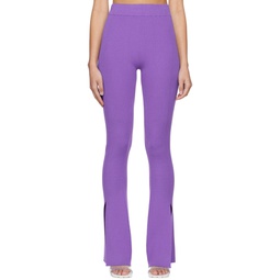 Purple Dense Lounge Pants 231985F086002