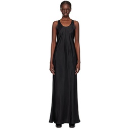 Black Barb Maxi Dress 241639F055002