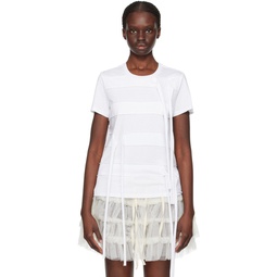 White Chloe J T Shirt 241639F110000