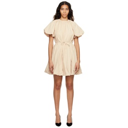 Beige Limi Minidress 231639F052001