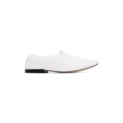 White Lucien Loafers 241296F121001