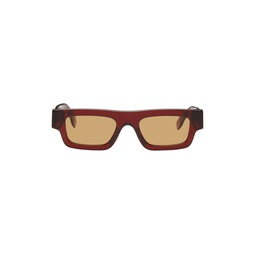 SSENSE Exclusive Red Colpo Sunglasses 232191M134106