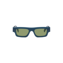 SSENSE Exclusive Blue Colpo Sunglasses 232191M134107