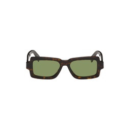 Tortoiseshell Pilastro Sunglasses 232191M134012