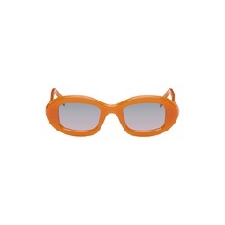 Orange Tutto Sunglasses 232191M134017