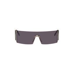 Black   Gold Pianeta Sunglasses 231191M134057