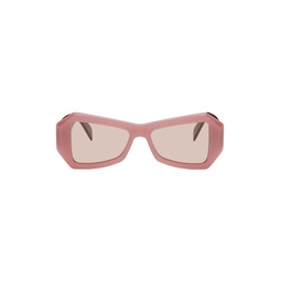 Pink   Burgundy Tempio Sunglasses 241191M134001