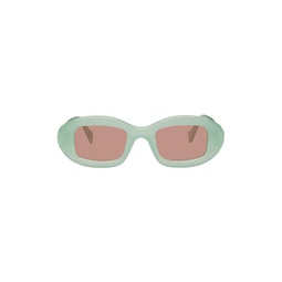 Green Tutto Sunglasses 241191M134080